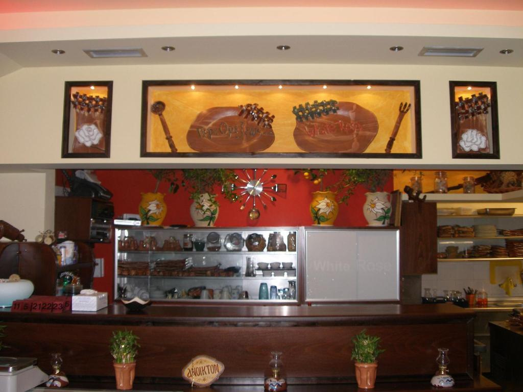 白玫瑰海滩酒店 Olympiakí Aktí 外观 照片